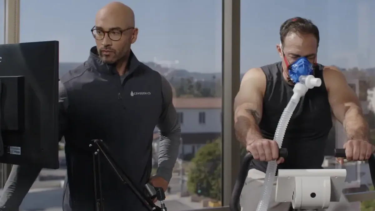 Cenegenics performance assessment with monitored VO2 max testing