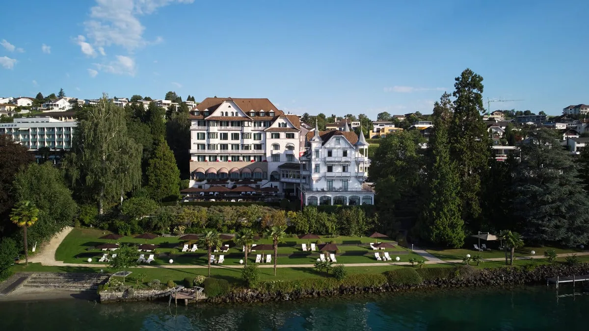 Chenot Palace Weggis on the shore of Lake Lucerne