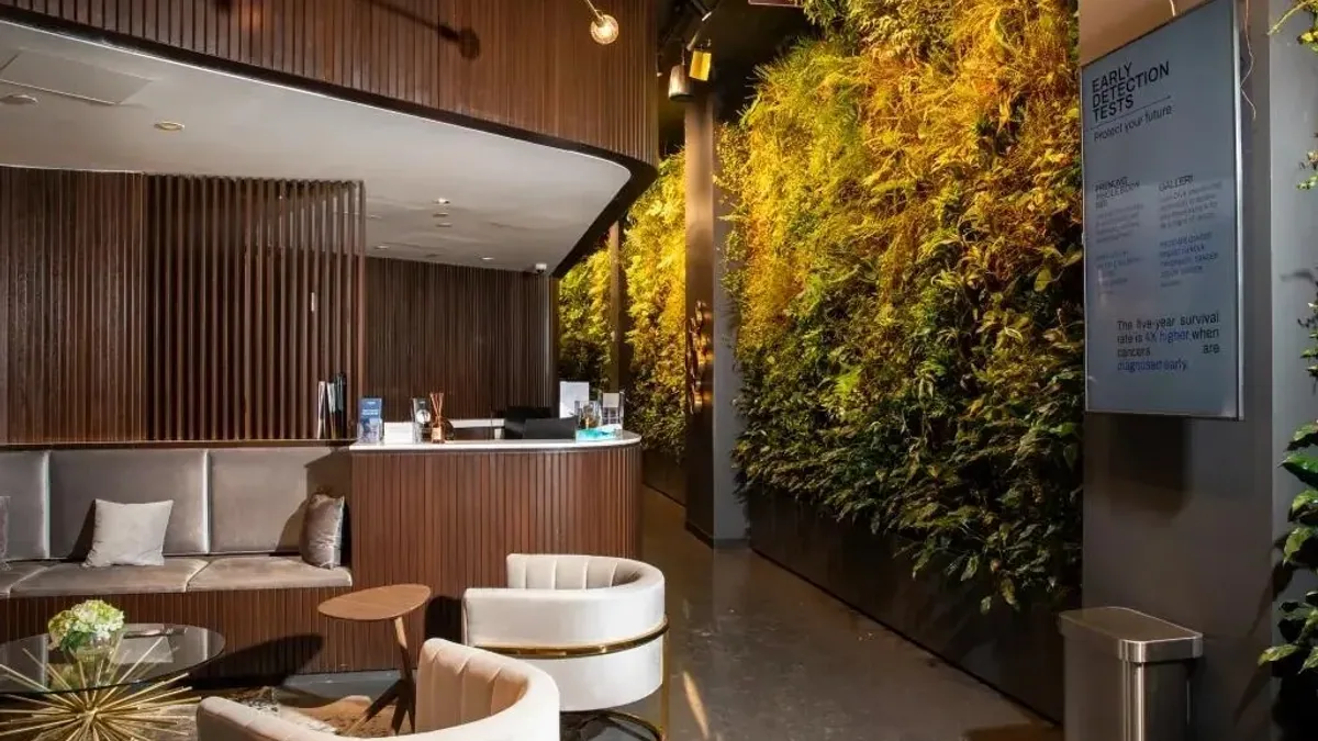 Extension Health clinic lobby in New York