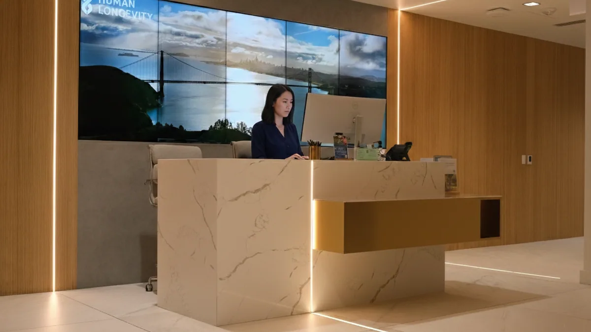 Human Longevity clinic reception