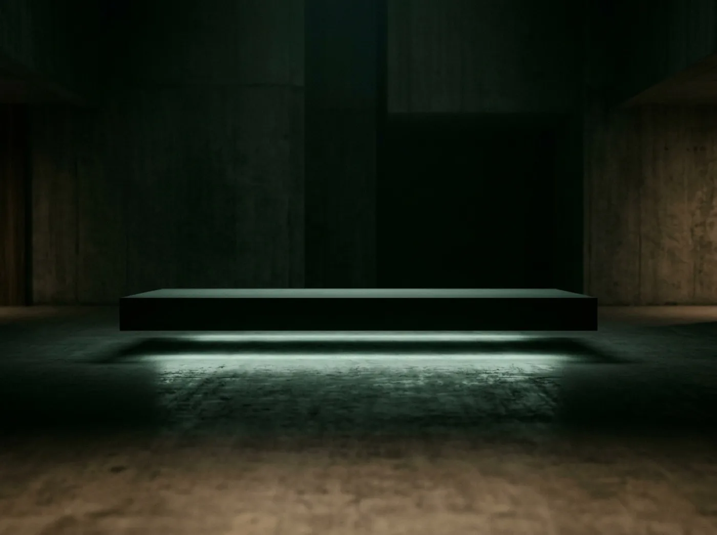 AI IMAGE · Abstract platform silhouette – no brand identifiable